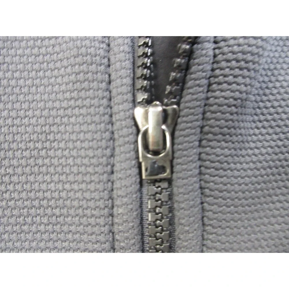 The North Face Jacket Mens Medium Gray TKA Stealth Full Zip Fleece Colorblock